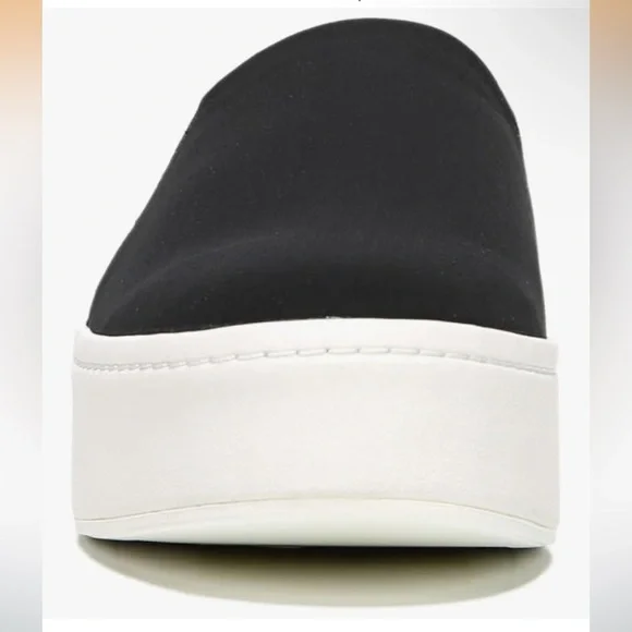 Vince Warren Black Slip-On Platform Sneakers - Picture 6 of 16